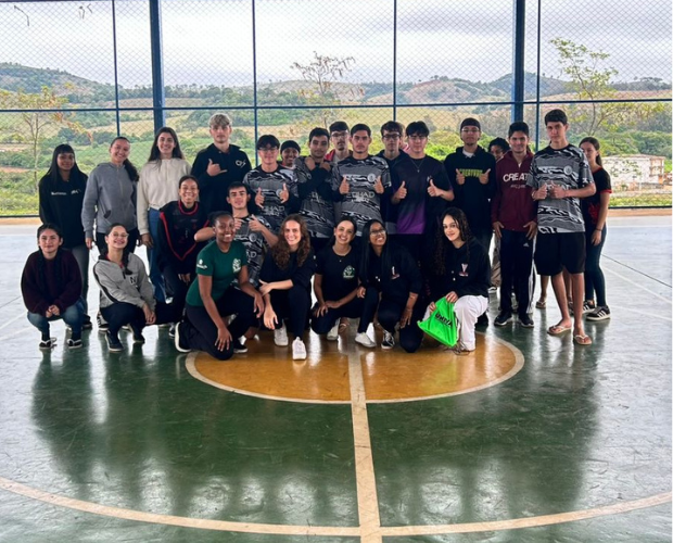 Alunos de Fisioterapia realizam atividade sobre primeiros socorros em Cachoeira de Minas